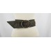ASTI - Women's Soft Leather Italian Belt with Bronze/Silver Circular Buckle | SKU 2230/209