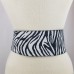 PISA - Italian Suede Zebra/Leopard Belt with Bronze/Silver Hook | SKU 406 Animal