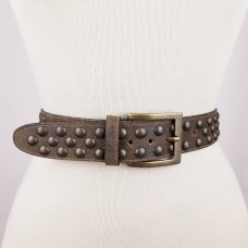 RIMINI - Italian Leather Belt with Bronze Studs | SKU 787/4