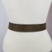 SORRENTO - Italian Leather Belt with Brushed Silver Buckle | SKU 631/4